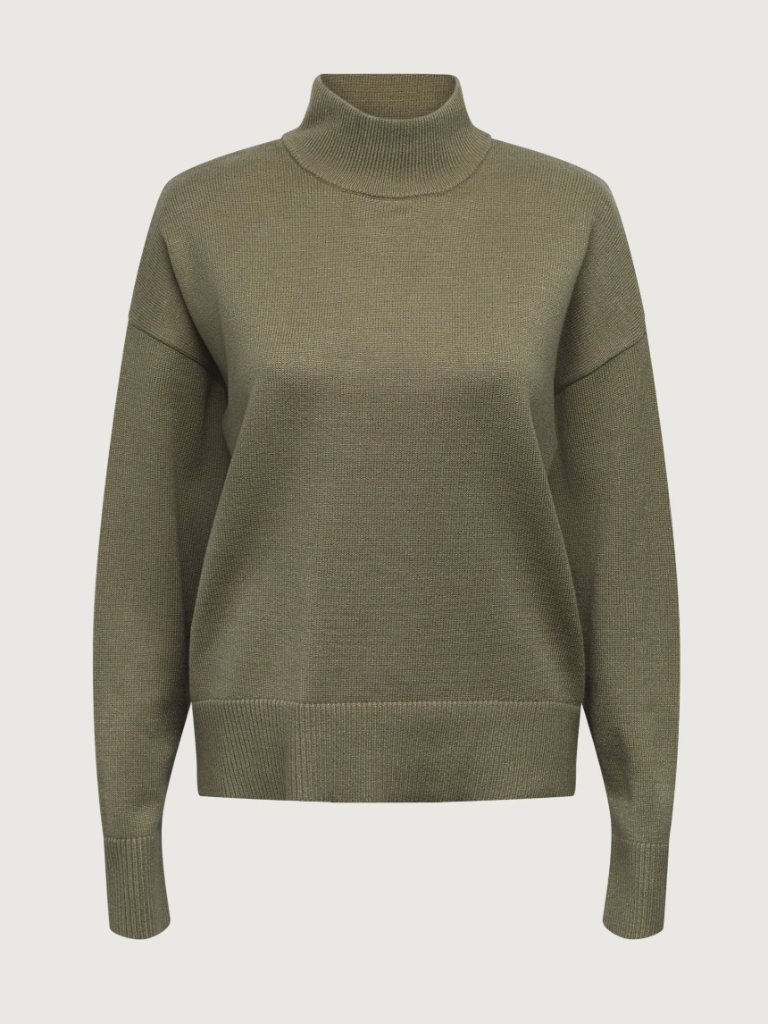 Oak & Fort Turtle Neck Sweater - Green